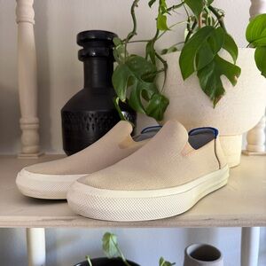Rothy’s The City Slip On Sneaker in Wheat (9)